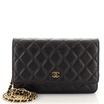 Chanel Wallet on Chain Quilted Caviar
