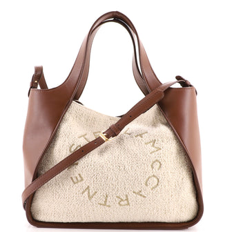Stella McCartney Alter Tote Faux Shearling and Faux Leather Small