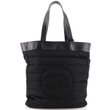 Chanel Reversible CC Tote Terry Cloth and Quilted Nylon Large