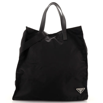 Prada Open Shopping Tote Tessuto Tall