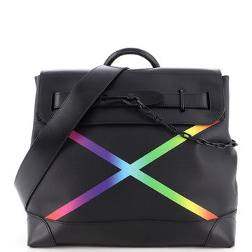 Louis Vuitton Steamer Bag Rainbow Taiga Leather PM