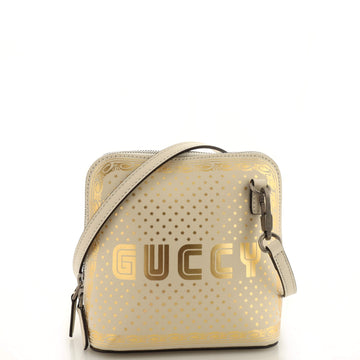 Gucci Dome Crossbody Bag Limited Edition Printed Leather Mini