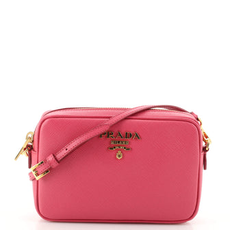 Prada Camera Shoulder Bag Saffiano Leather Small