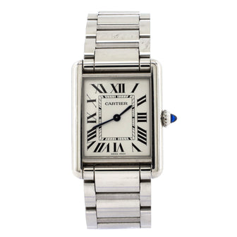 Cartier Must de Cartier Tank Quartz Watch Stainless Steel 25