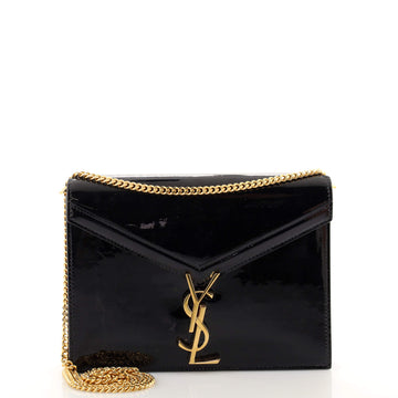 Saint Laurent Cassandra Chain Shoulder Bag Leather Small