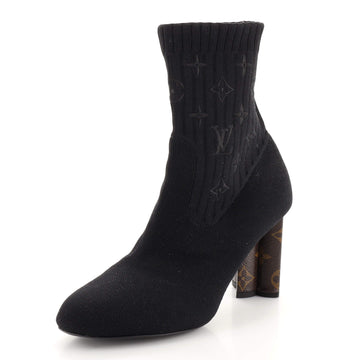 Louis Vuitton Women's Silhouette Ankle Boots Stretch Fabric