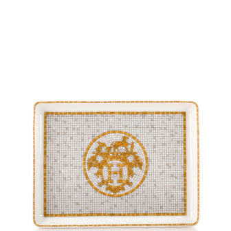 Hermes Mosaique au 24 Sushi Tray Printed Porcelain