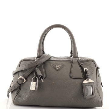 Prada Convertible Bauletto Bag Vitello Daino Medium