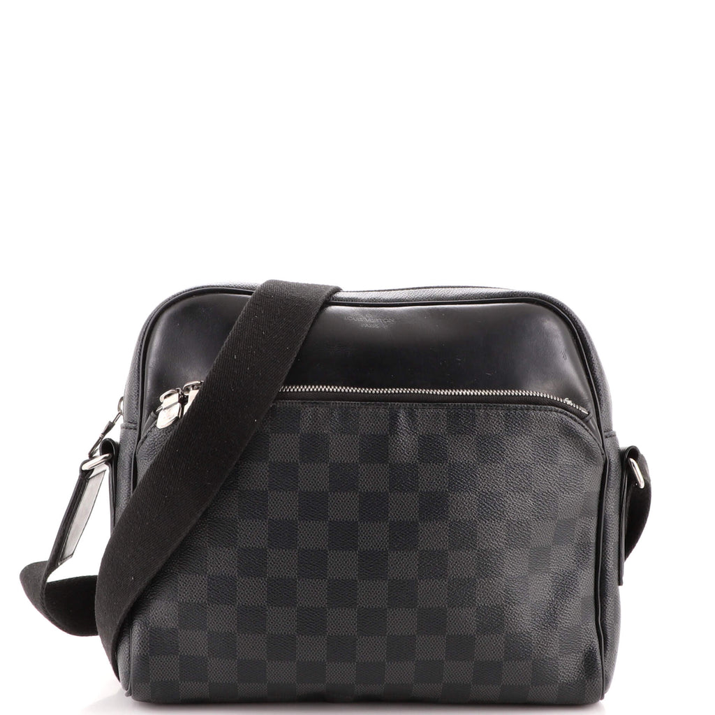 Louis Vuitton Reporter Dayton Damier Graphite MM Black/Grey in Coated  Canvas with Silver-tone - US