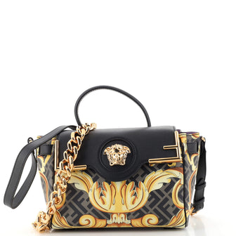Versace x Fendi Fendace La Medusa Medium Top Handle Bag