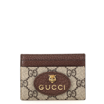Gucci Neo Vintage Card Holder GG Coated Canvas