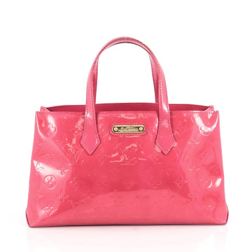 Louis Vuitton Wilshire Handbag Monogram Vernis PM Pink 1925303