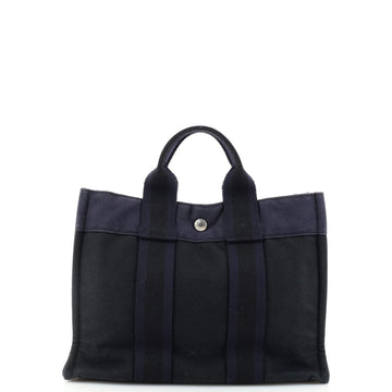 Hermes Fourre Tout Tote Toile PM
