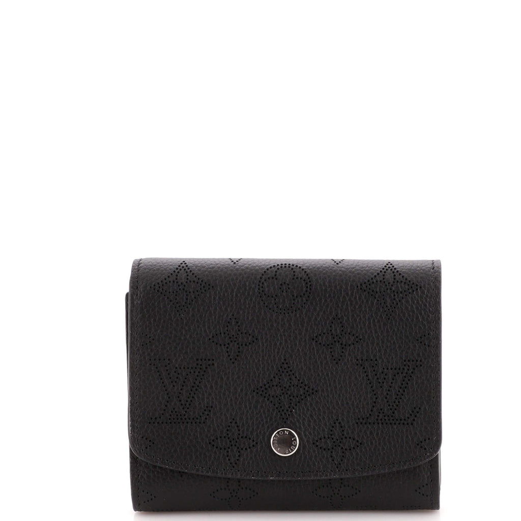 Louis Vuitton Biscuit Mahina Leather Iris Compact Wallet Louis Vuitton