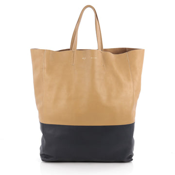 Celine Vertical Bi-Cabas Tote Leather Large Neutral 1925702