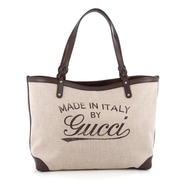 Gucci Craft Tote Canvas Medium Neutral 1925730