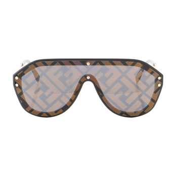 Fendi FF Evolution Shield Sunglasses Metal