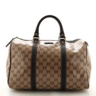 Gucci Joy Boston Bag (Outlet) GG Coated Canvas Medium