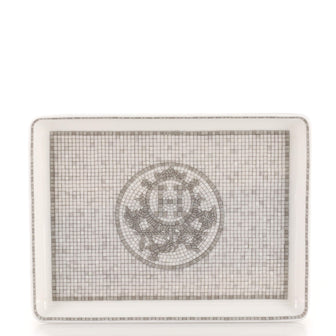 Hermes Mosaique au 24 Sushi Tray Printed Porcelain