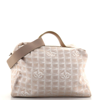 Chanel Travel Line Duffle Bag Nylon Medium
