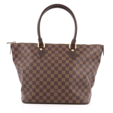 Louis Vuitton Saleya Handbag Damier MM Brown 1926401