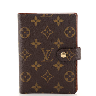 Louis Vuitton Ring Agenda Cover Monogram Canvas PM