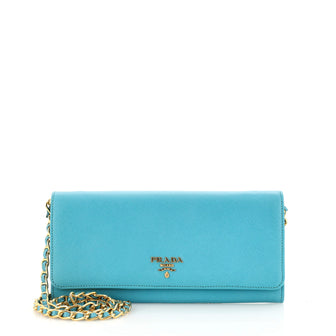 Prada Wallet on Chain Saffiano Leather