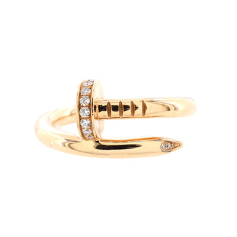 Cartier Juste un Clou Ring 18K Rose Gold and Diamonds