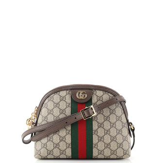 Gucci Ophidia Dome Shoulder Bag GG Coated Canvas Small
