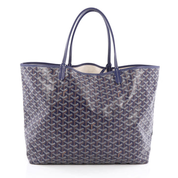 Goyard St. Louis Tote Coated Canvas GM Blue