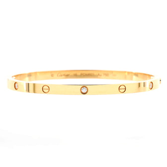 Cartier Love 6 Diamond Bracelet 18K Yellow Gold and Diamonds Small