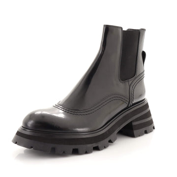 Alexander McQueen Women's Wander Chelsea Boots Leather