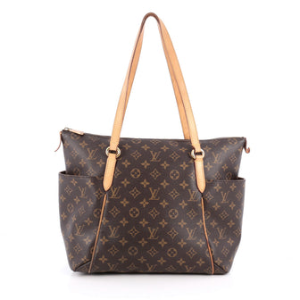 Louis Vuitton Totally Handbag Monogram Canvas MM Brown