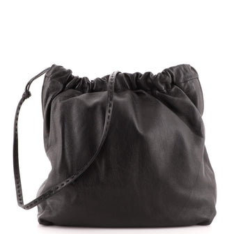 The Row Wander Elastic Shoulder Bag Leather Medium