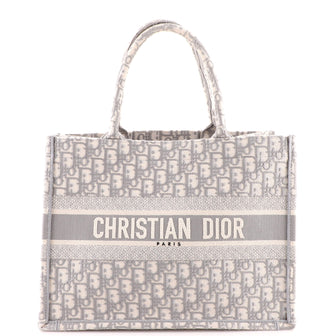 Christian Dior Book Tote Oblique Canvas Medium