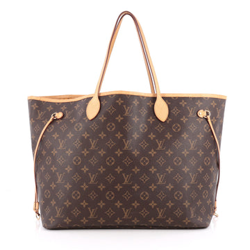 Louis Vuitton Neverfull NM Tote Monogram Canvas GM Brown 1928103