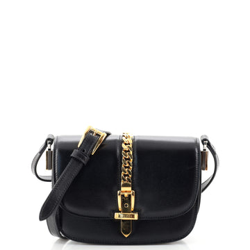 Gucci Sylvie 1969 Shoulder Bag Leather Mini