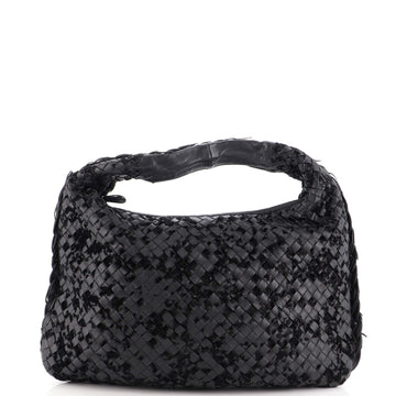 Bottega Veneta Veneta Hobo Intrecciato Nappa with Velvet Medium