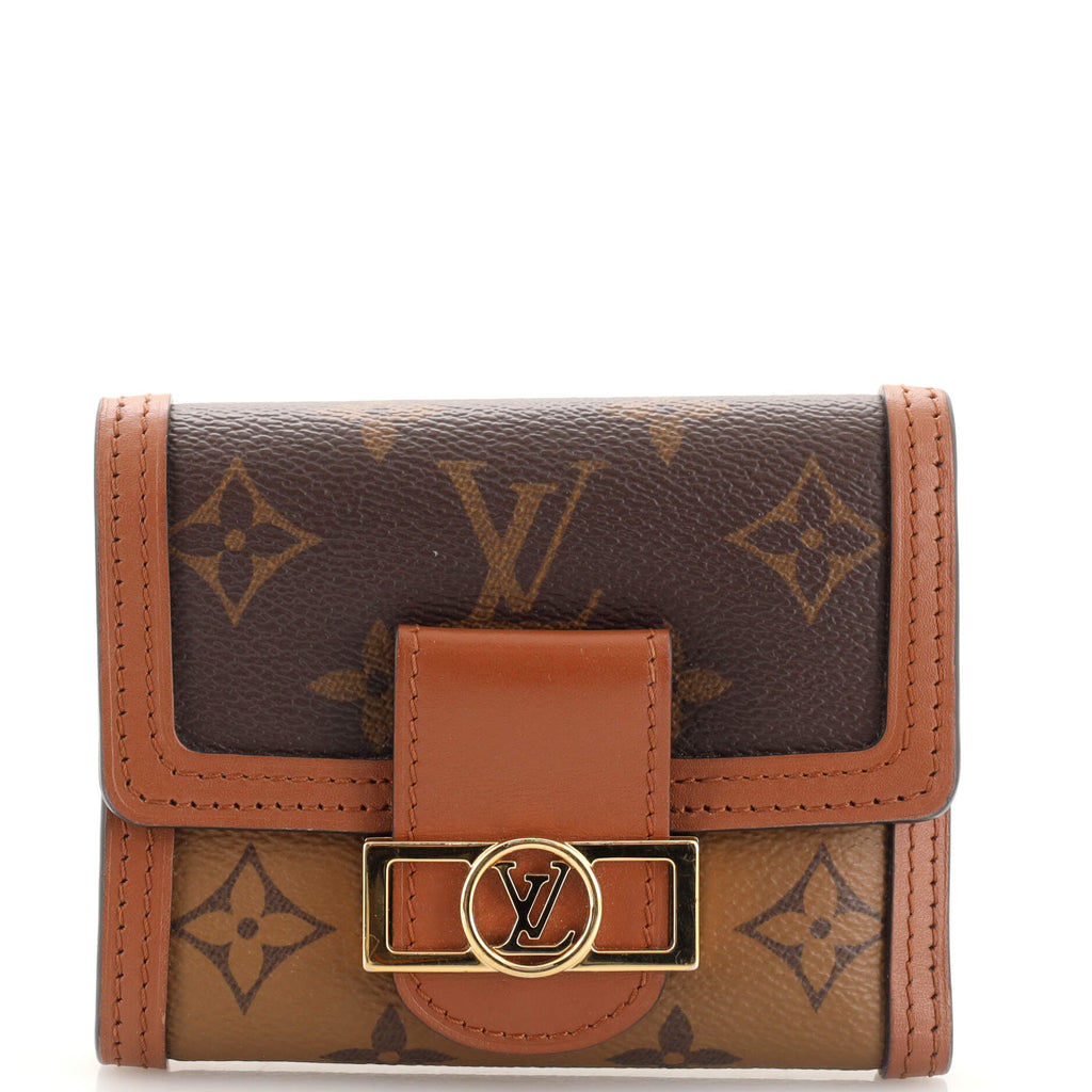 Louis Vuitton LV Women Dauphine Compact Wallet Monogram Canvas-Brown - LULUX