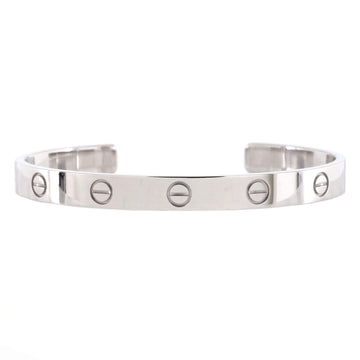 Cartier Love Cuff Bracelet 18K White Gold