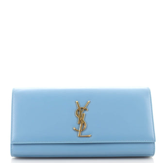 Saint Laurent Classic Monogram Clutch Leather Long
