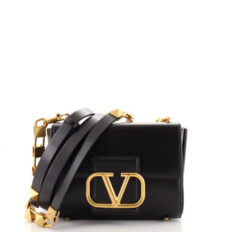 Valentino Garavani Stud Sign Shoulder Bag Leather Small