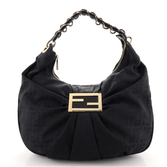 Fendi Mia Hobo Zucca Canvas Large