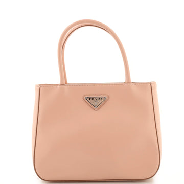 Prada Re-Edition Zip Tote Spazzolato Leather Micro