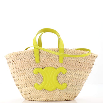 Celine Triomphe Basket Shoulder Bag Teen
