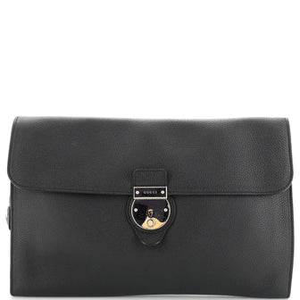 Gucci Vintage Flap Portfolio Leather