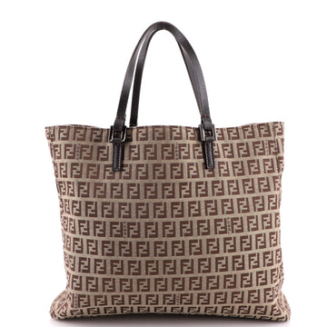Fendi Vintage Shopping Tote Zucchino Canvas Small