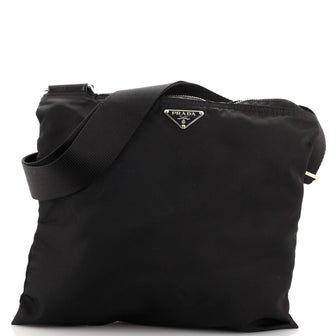 Prada Flat Messenger Bag Tessuto Medium