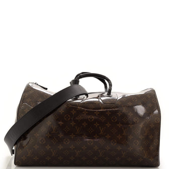 Louis Vuitton Keepall Bandouliere Bag Limited Edition Monogram Glaze Canvas 50
