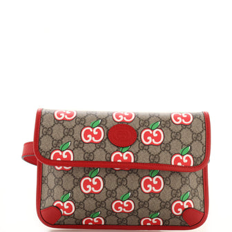 Gucci Flap Belt Bag Printed GG Coated Canvas